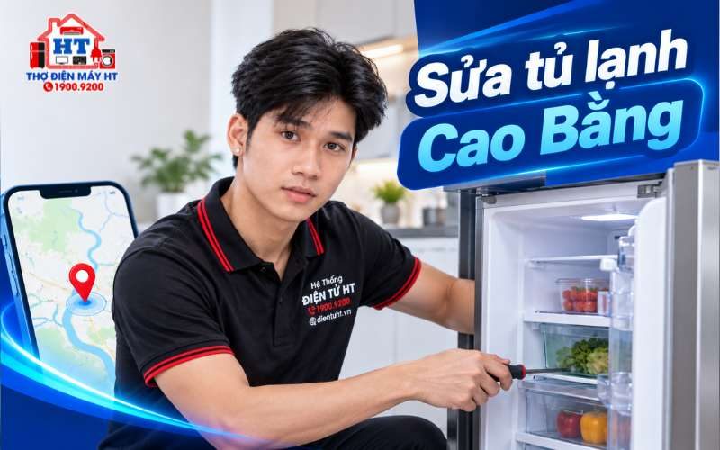 Sửa tủ lạnh tại Cao Bằng: Tiếp nhận yêu cầu theo khu vực