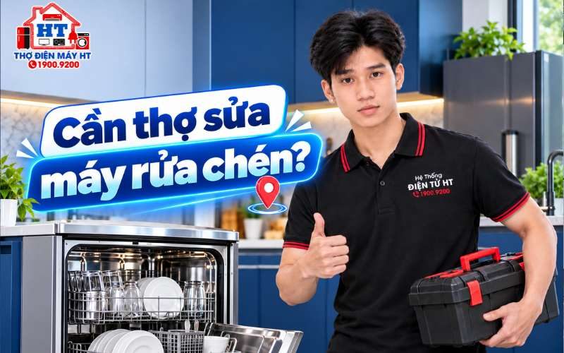 Thợ sửa máy rửa chén gần đây: cách tìm hỗ trợ và gửi yêu cầu