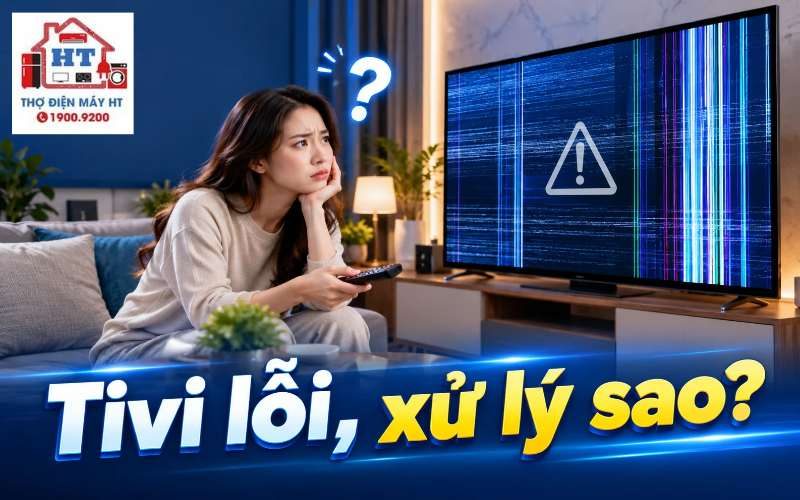 Tivi bị lỗi phải làm gì? Khi nào nên ngừng dùng và gọi thợ?
