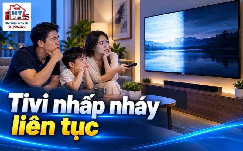 Tivi nhấp nháy màn hình: Khi nào nên ngừng dùng?