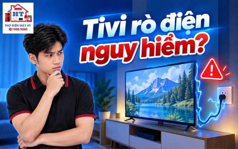 Tivi bị rò điện, chạm tê? Ngừng dùng và xử lý thế nào?