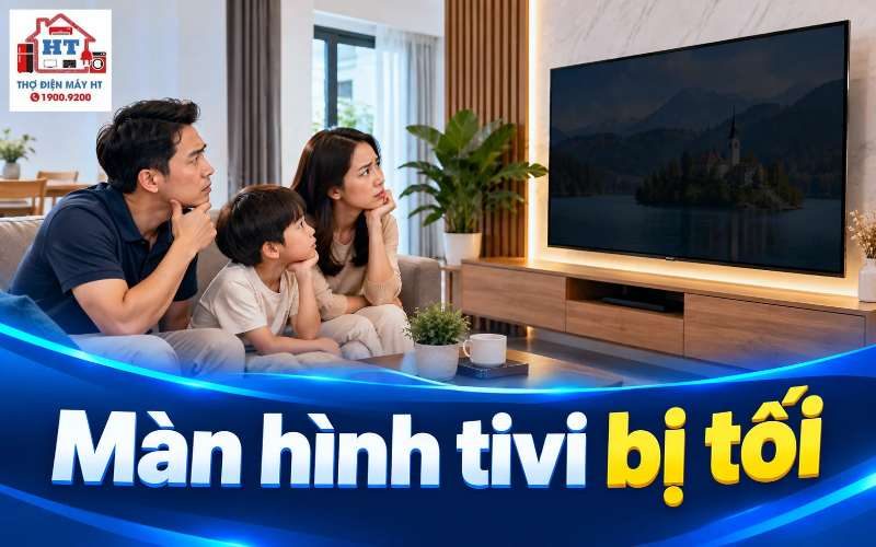 Tivi bị tối màn hình? Khi nào cần gọi thợ?
