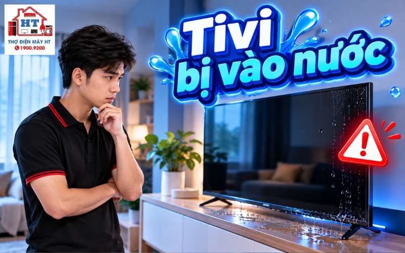 Tivi bị vào nước? Việc cần làm ngay và điều phải tránh