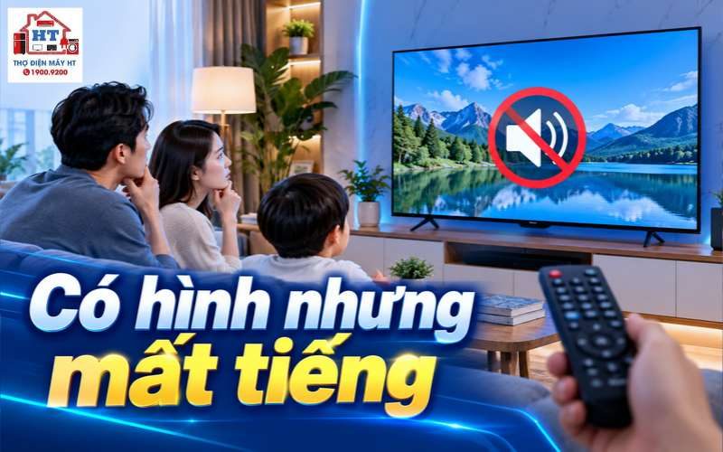 Tivi có hình không có tiếng? Kiểm tra gì trước khi gọi thợ?