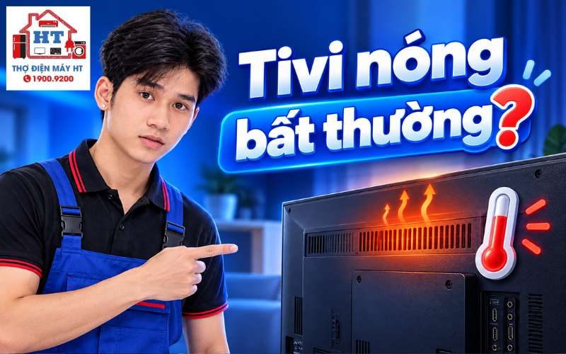 Tivi nóng, kêu lách tách: Khi nào phải ngừng dùng?