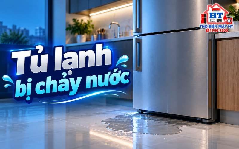 Tủ lạnh chảy nước: Nên làm gì để xử lý an toàn?