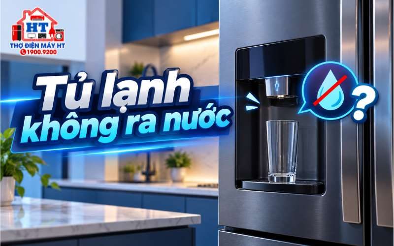 Tủ lạnh không lấy được nước: Nên làm gì?