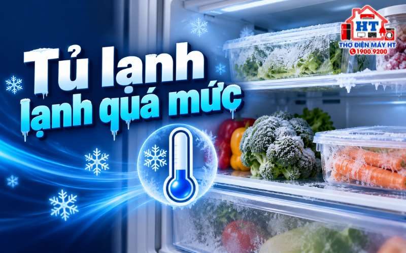 Tủ lạnh quá lạnh, làm đông thức ăn: Xử lý thế nào?