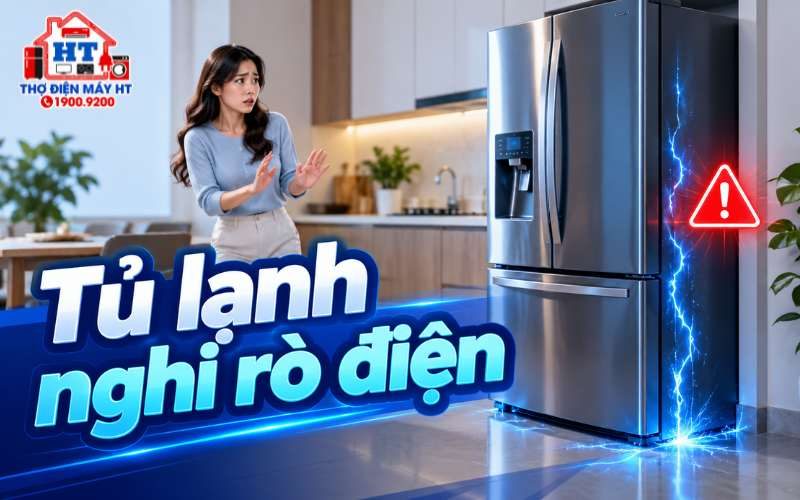 Tủ lạnh rò điện, sờ tê vỏ: Ngắt điện và làm gì tiếp?